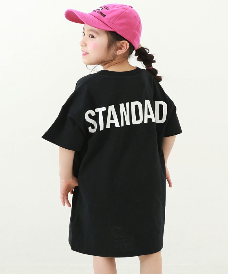 STANDARD バックロゴプリント 半袖ワンピース | 子供服の通販