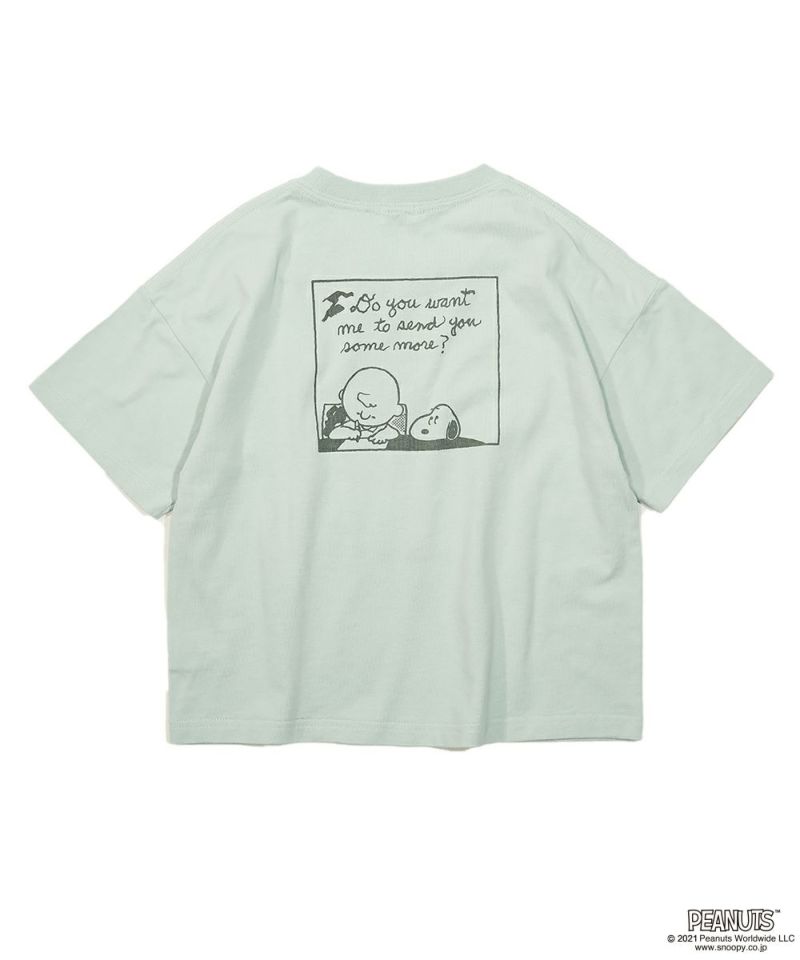 Big スヌーピー柄バックプリントtシャツ 子供服の通販 デビロック公式サイト