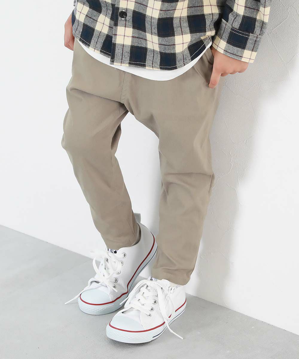 最大27%OFF】よくばりストレッチ ツイル タックパンツ | 子供服の通販 