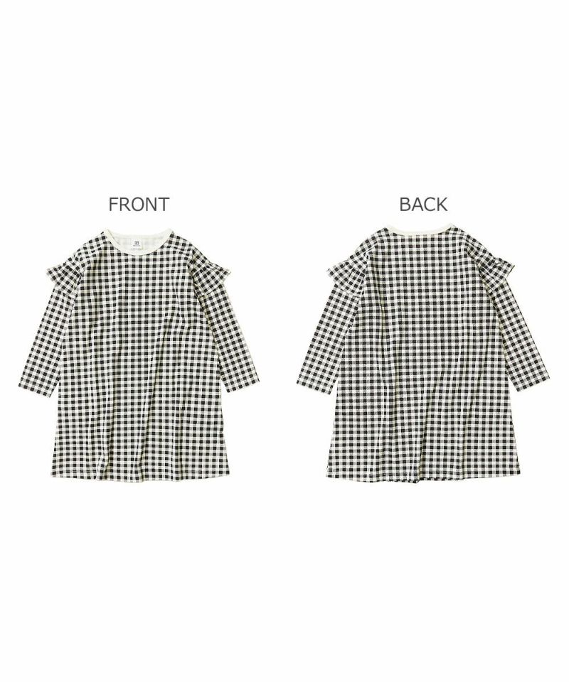 45%OFF】総柄袖フリル長袖ワンピース | 子供服の通販 デビロック公式サイト