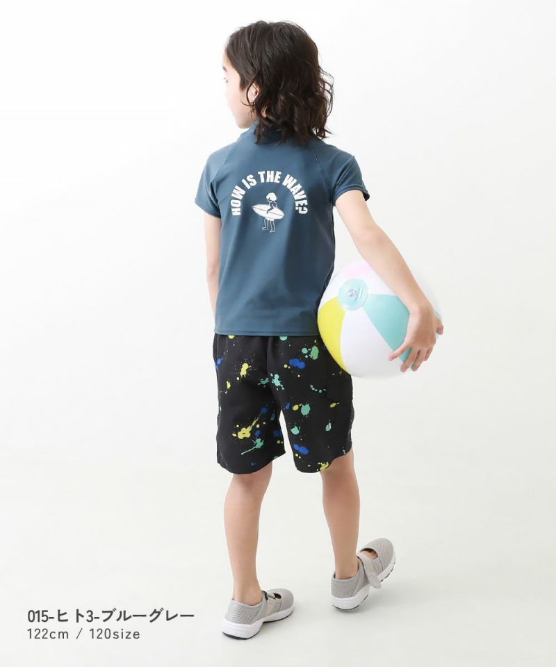 楽天市場】UVカット Tシャツ型 半袖ラッシュガード 子供服