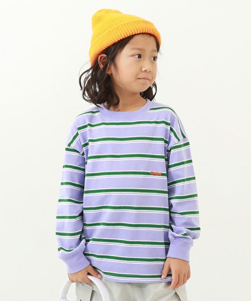 ビッグシルエット マルチボーダーTシャツ | 子供服の通販 デビロック