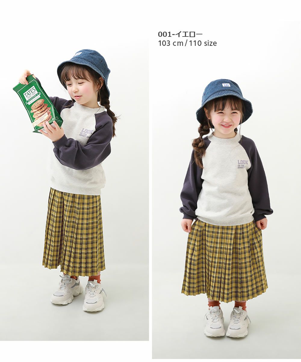 アウトレットSALE64%OFF/返品不可】チェック柄 プリーツ ロング  