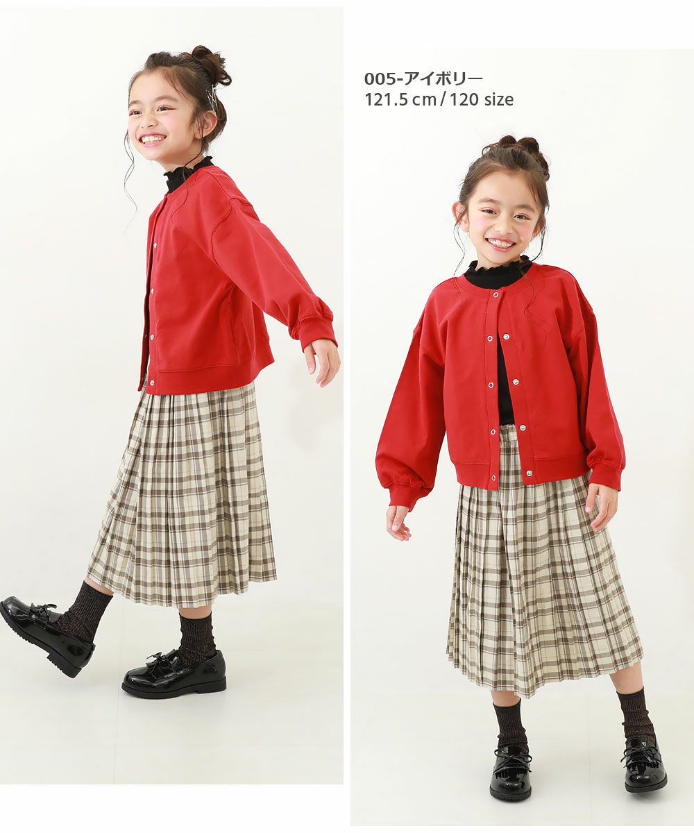 アウトレットSALE64%OFF/返品不可】チェック柄 プリーツ ロング  