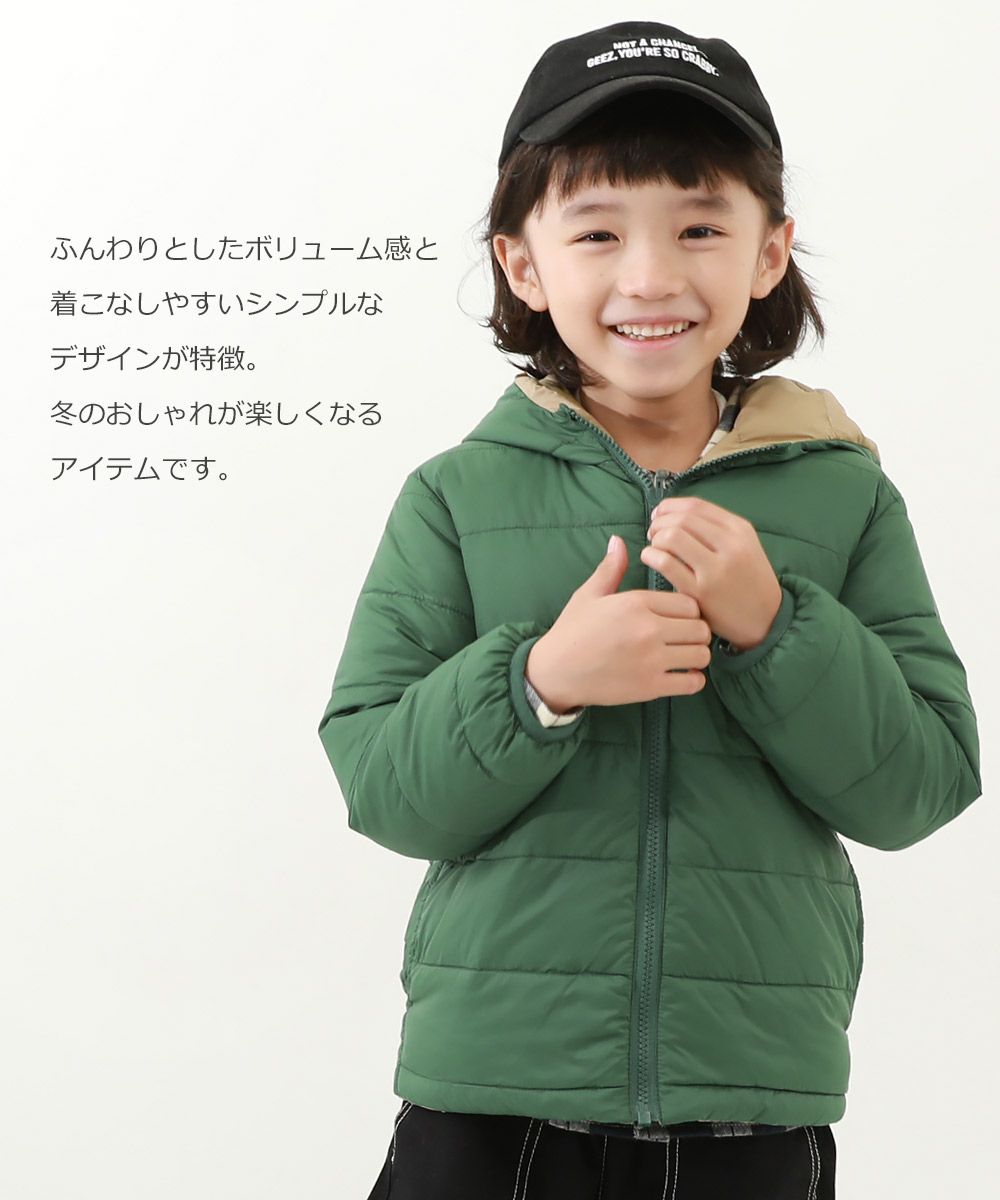 洗える ファイバーダウン リバーシブルジャケット | 子供服の通販  