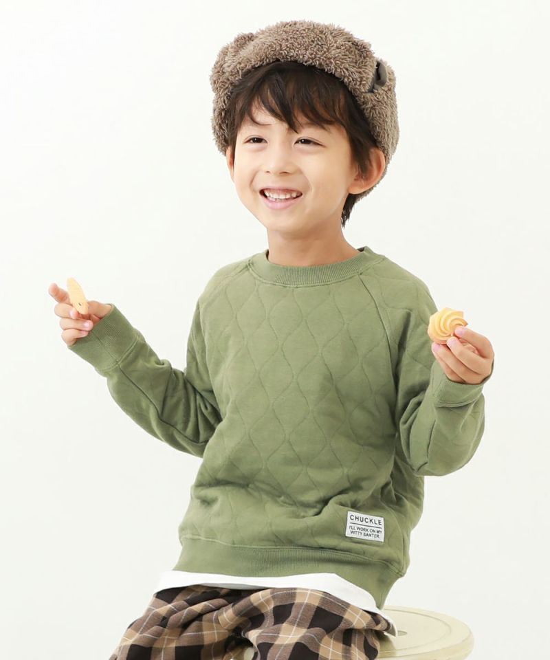 チルドレントレーナー キルティングニット トレーナー | 子供服の通販 デビロック公式