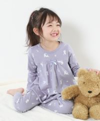 テイジンテビロン　ストライプ柄長袖パジャマ　サイズLL パジャマ 太番手ビエラストライプ 0126014006