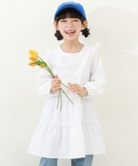 アウトレットSALE60%OFF/返品不可】ティアード長袖ワンピース