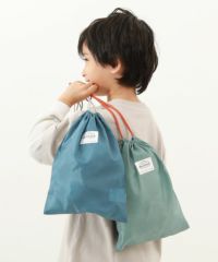 少年隊　巾着バック　ブラック2点セット 少年隊 巾着バック ブラック2点セット （山陰の大型セレクト