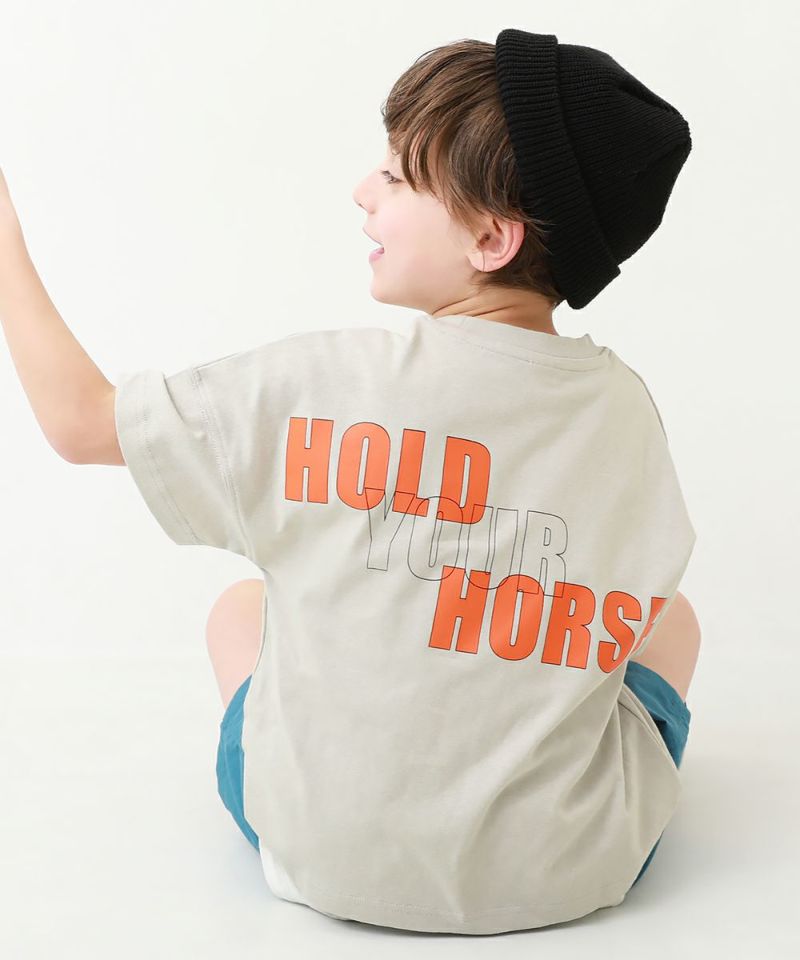 アウトレットSALE7%OFF/返品不可】バックロゴプリント 半袖T アウトレットSALE7%OFF/返品不可】バックロゴプリント 半袖T