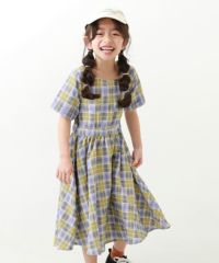 総柄バックスリットロングワンピース | 子供服の通販 デビロック公式サイト