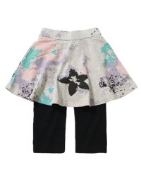 アウトレットSALE 55%OFF/返品不可】6分丈総柄スカッツ | 子供服