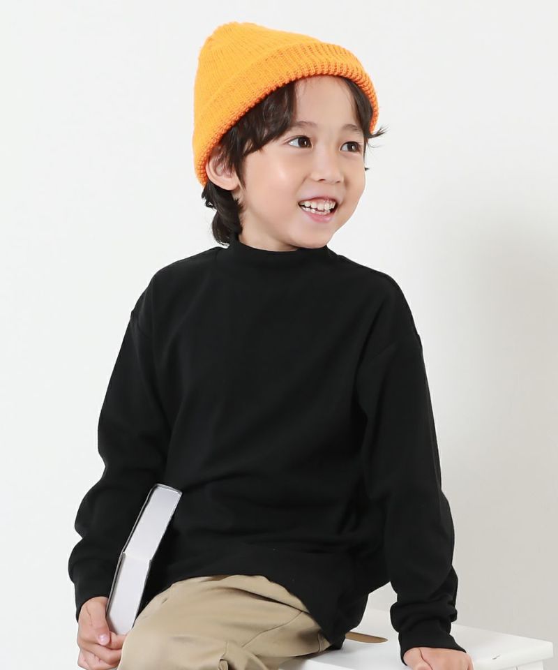 SPECIAL SALE 7%OFF】もちもちストレッチ モックネック長袖Tシャツ