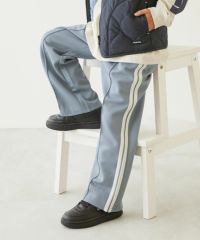 Yonkon ラインパンツ カーディガンセット 最大5%OFF】【セットアップ可能】サイドライン ワイドパンツ