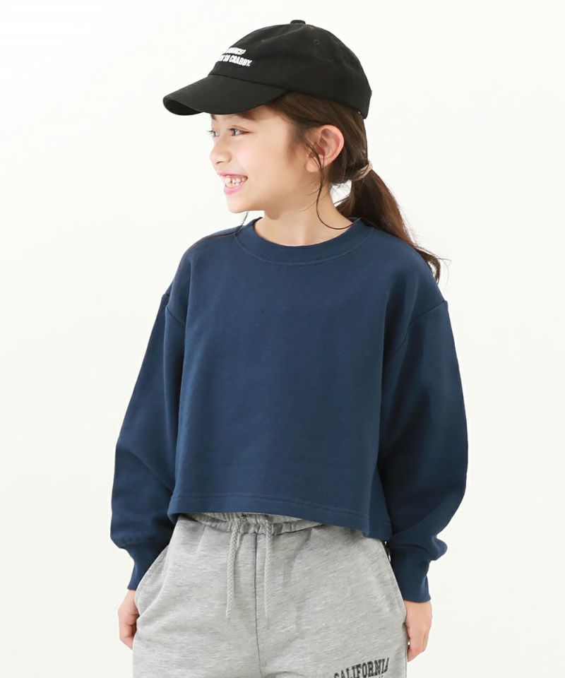 アウトレットSALE 61%OFF/返品不可】無地 クロップド丈 スウェット