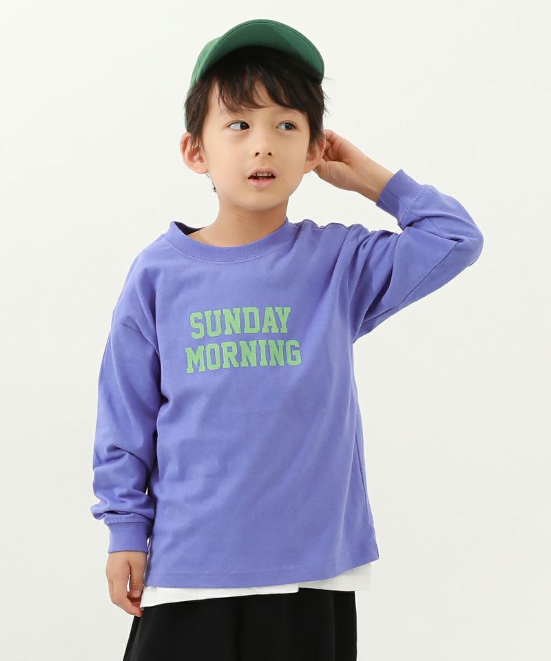 アウトレットSALE49%OFF/返品不可】デビラボ プリント袖リブ アウトレットSALE49%OFF/返品不可】デビラボ プリント袖リブ