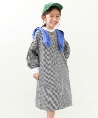 40%OFF】2WAY ボリュームスリーブ ストライプシャツワンピース | 子供