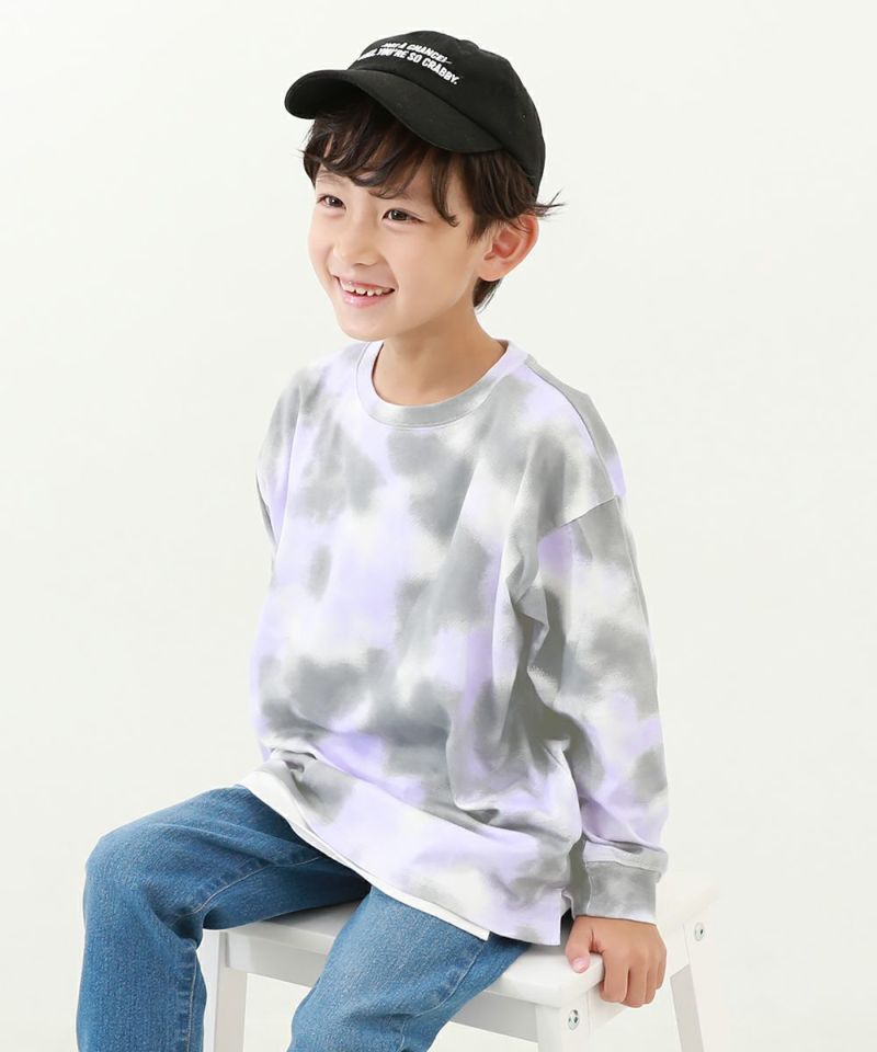 タイダイプリント長袖Tシャツ | 子供服の通販 デビロック公式サイト