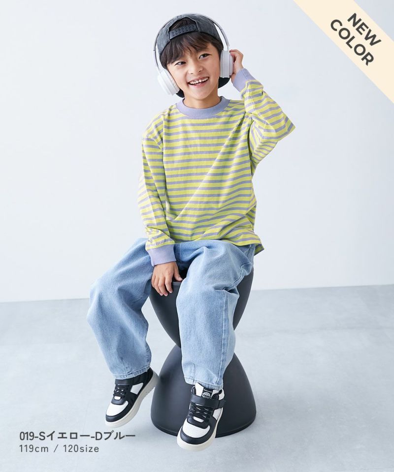 【新品未使用】familiar 長袖Tシャツ90cmくま テリア 白黒ボーダー 新品未使用】familiar 長袖Tシャツ90cmくま テリア 白黒ボーダー T