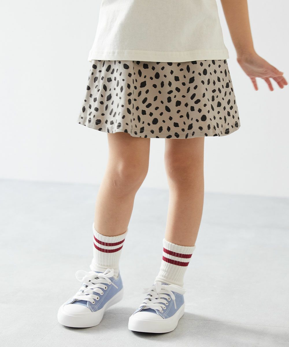 50%OFF】【両側ポケット付き】1分丈 総柄スカッツ | 子供服の通販