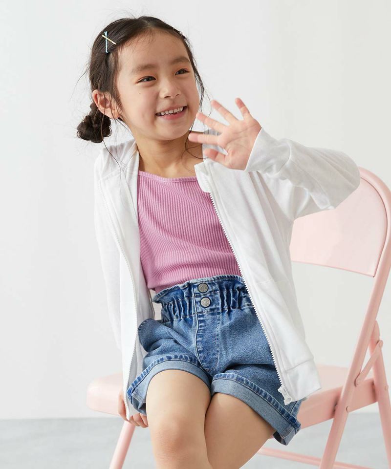 33%OFF】UVカット ジップパーカー | 子供服の通販 デビロック公式サイト