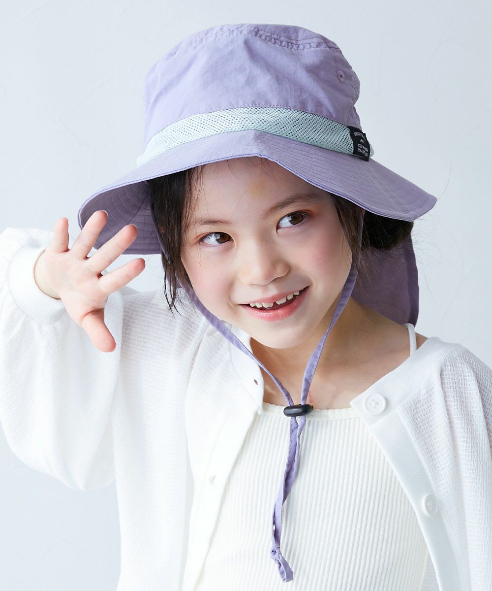 UVカットバケットハット キッズ UPF50+ 小さいサイズ 帽子 ママ