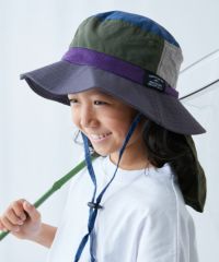 FORME   UV撥水ハット　親子セット 楽天市場】UVカット 親子で使える 日よけ付き 撥水 フェスハット