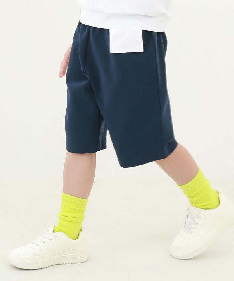 防汚 ゼッケンがホックで付けられる体操服 ハーフパンツ | 子供服の