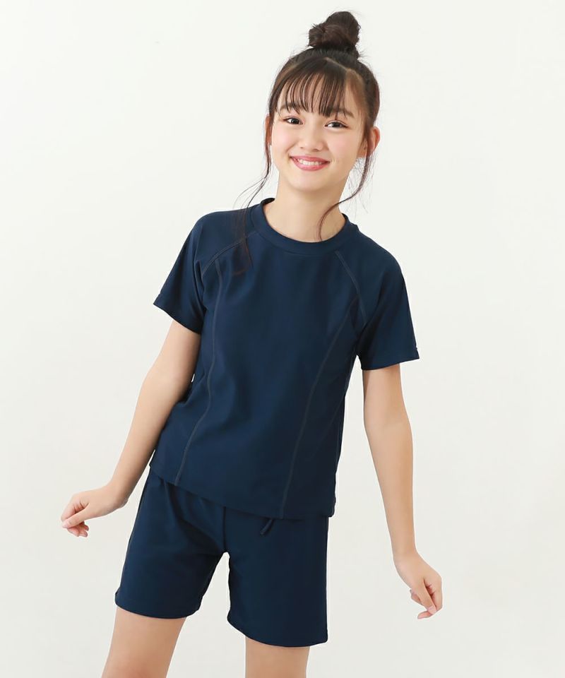 女児Tシャツ＆パンツ型スクール水着 | 子供服の通販 デビロック公式サイト