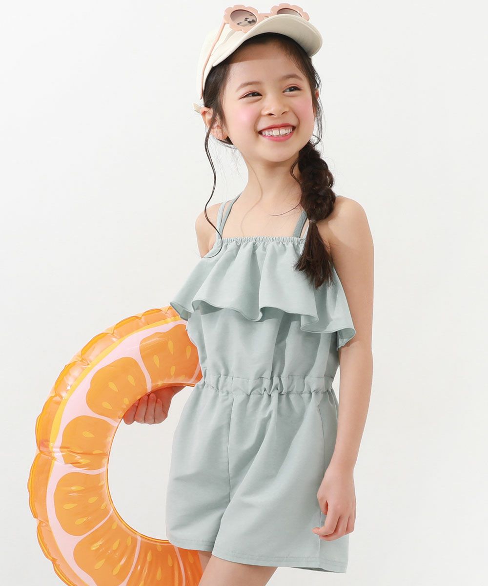UVカット サロペット付き セパレート水着 3Pセット | 子供服の通販 
