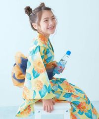 最大P10倍】ワンピースにもなる セパレート浴衣 帯2本セット