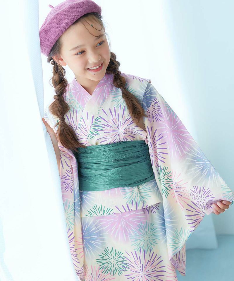 着付けかんたん 兵児帯付き浴衣 | 子供服の通販 デビロック公式サイト