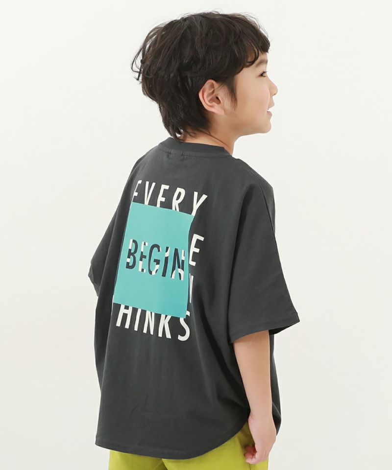 5%OFF】デビラボ スーパーBIGシルエット プリント半袖Tシャツ | 子供服 