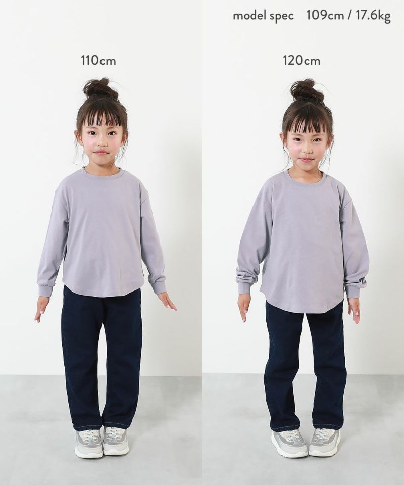 10%OFF】綿100% デビラボ ガールズ プリント 長袖Tシャツ 10%OFF】綿100% デビラボ ガールズ プリント 長袖Tシャツ