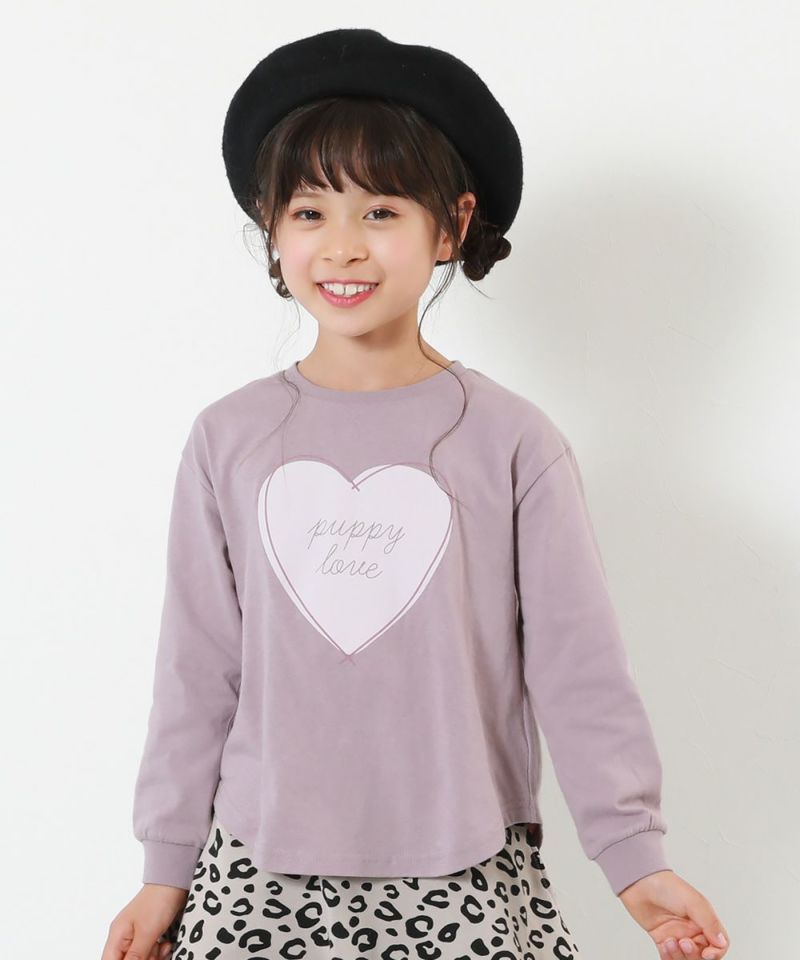 10%OFF】綿100% デビラボ ガールズ プリント 長袖Tシャツ 10%OFF】綿100% デビラボ ガールズ プリント 長袖Tシャツ