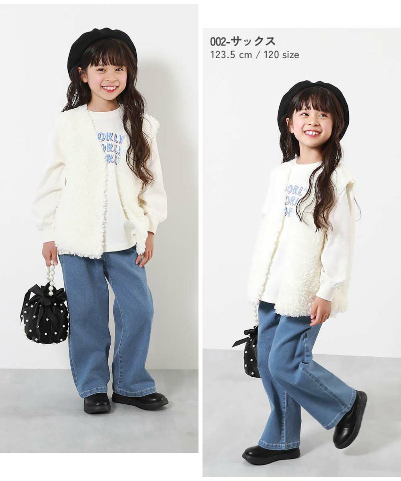 グローブ grove ＜接触冷感＞ドレープワイドパンツ （モカ