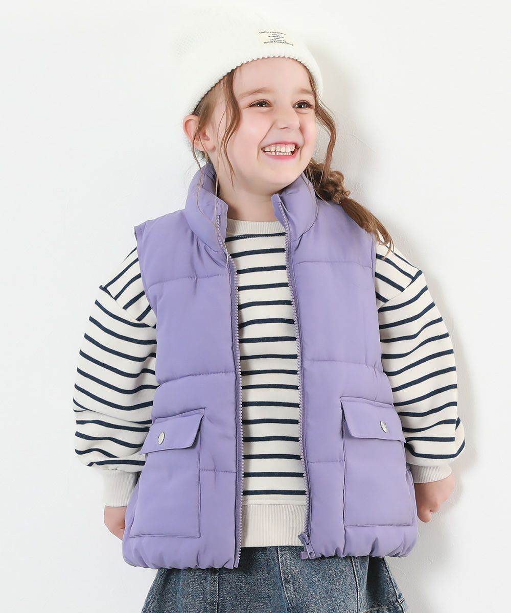 56%OFF】洗える ファイバーダウン オーバーサイズ ベスト | 子供服の 