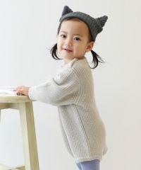 BEEDEN リブニットロンパース BEEDEN リブニットロンパース