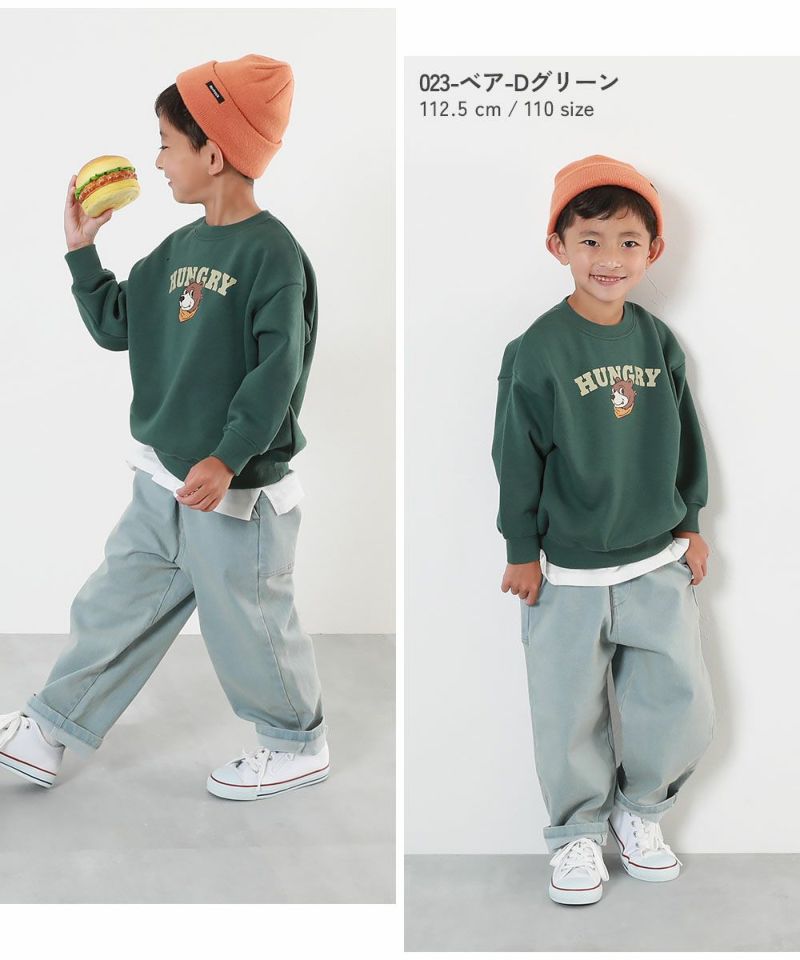 6%OFF】デビラボ プリント 裏起毛 BOXシルエット トレーナー | 子供服の通販 デビロック公式サイト