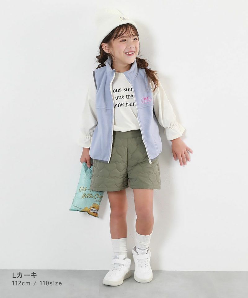 ハートキルティング　パンツ ハートキルティングパンツ｜ショートパンツ｜パンツ｜MORE self