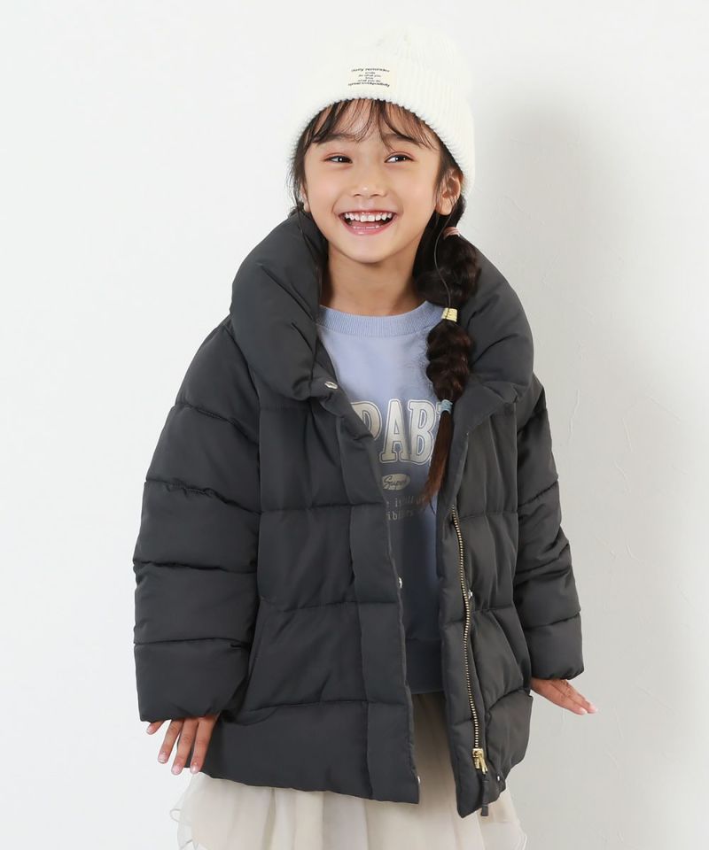 17%OFF】洗える ファイバーダウン ショールカラー Aライン ジャケット | 子供服の通販 デビロック公式サイト