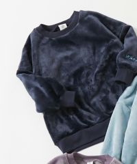 フリース トレーナー 60%OFF】袖刺繍 ファーフリース トレーナー | 子供服の通販