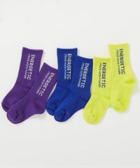 3足セット ネオンカラー ロゴソックス | 子供服の通販