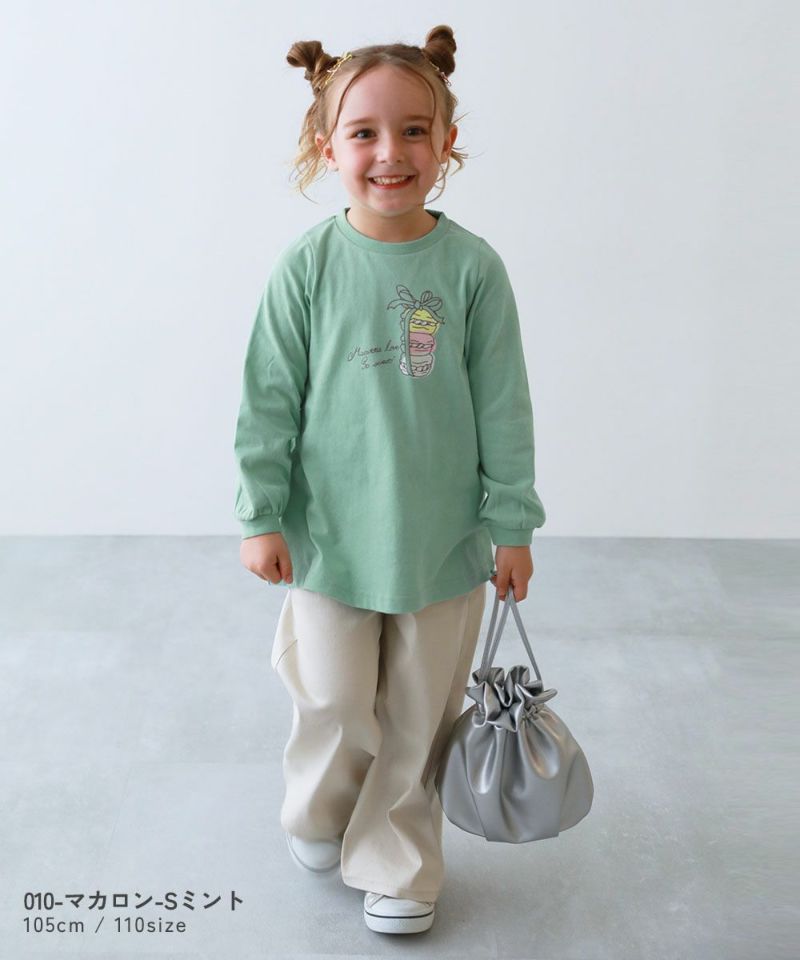 10%OFF】綿100％ デビラボ プリント 長袖チュニック | 子供服の