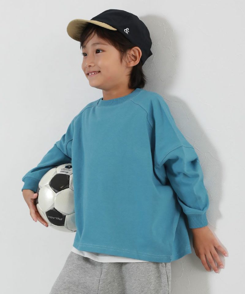 34%OFF】ステッチ切り替え モモンガ 長袖Tシャツ | 子供服の通販
