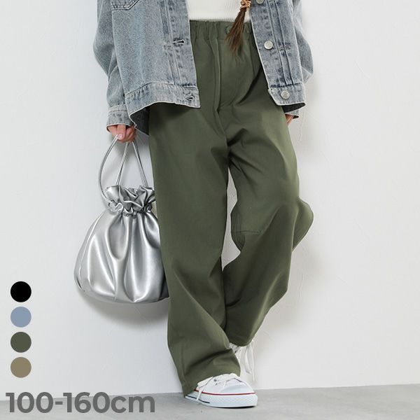 BLUELABELCRESTBRIGEソフトツイルストレッチワイドパンツ （PLUS  