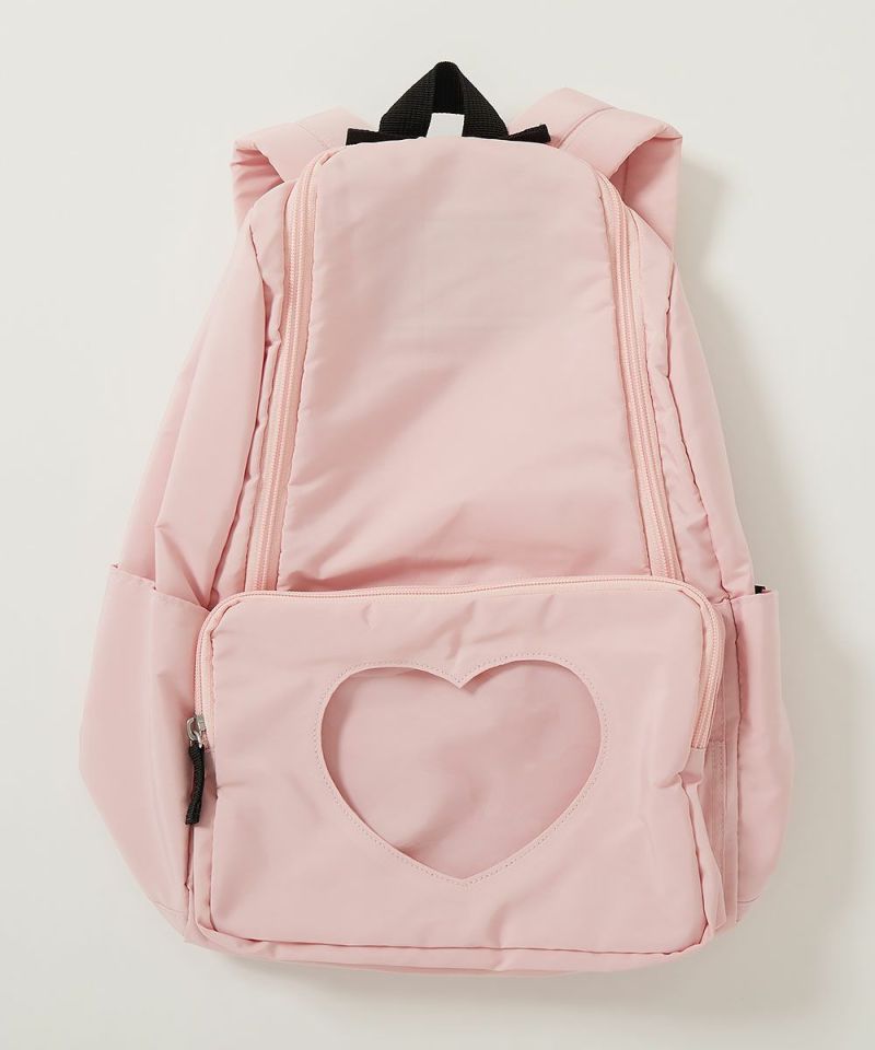 打首獄門同好会　完全受注リュック　ピンク ハートモチーフリュック（V166035）|apres les cours（アプレ レ