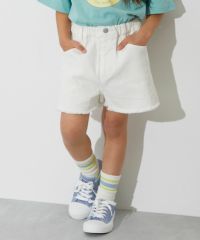 最大35%OFF】楽デニム ケミカルウォッシュ 裾フリンジ ショート