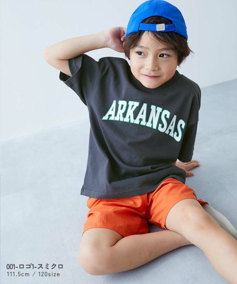 20%OFF】綿100％ デビラボ BIGシルエット プリント半袖Tシャツ | 子供