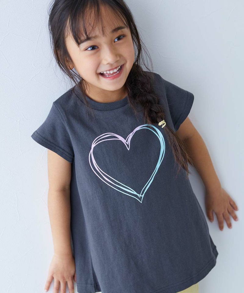 OLLEBOROBA キャラクター柄 半袖チュニック OLLEBOROBA キャラクター柄 半袖チュニック セール】 リネン